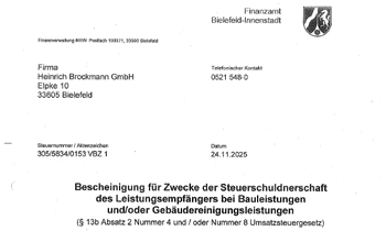 Steuerschuldnerschaft